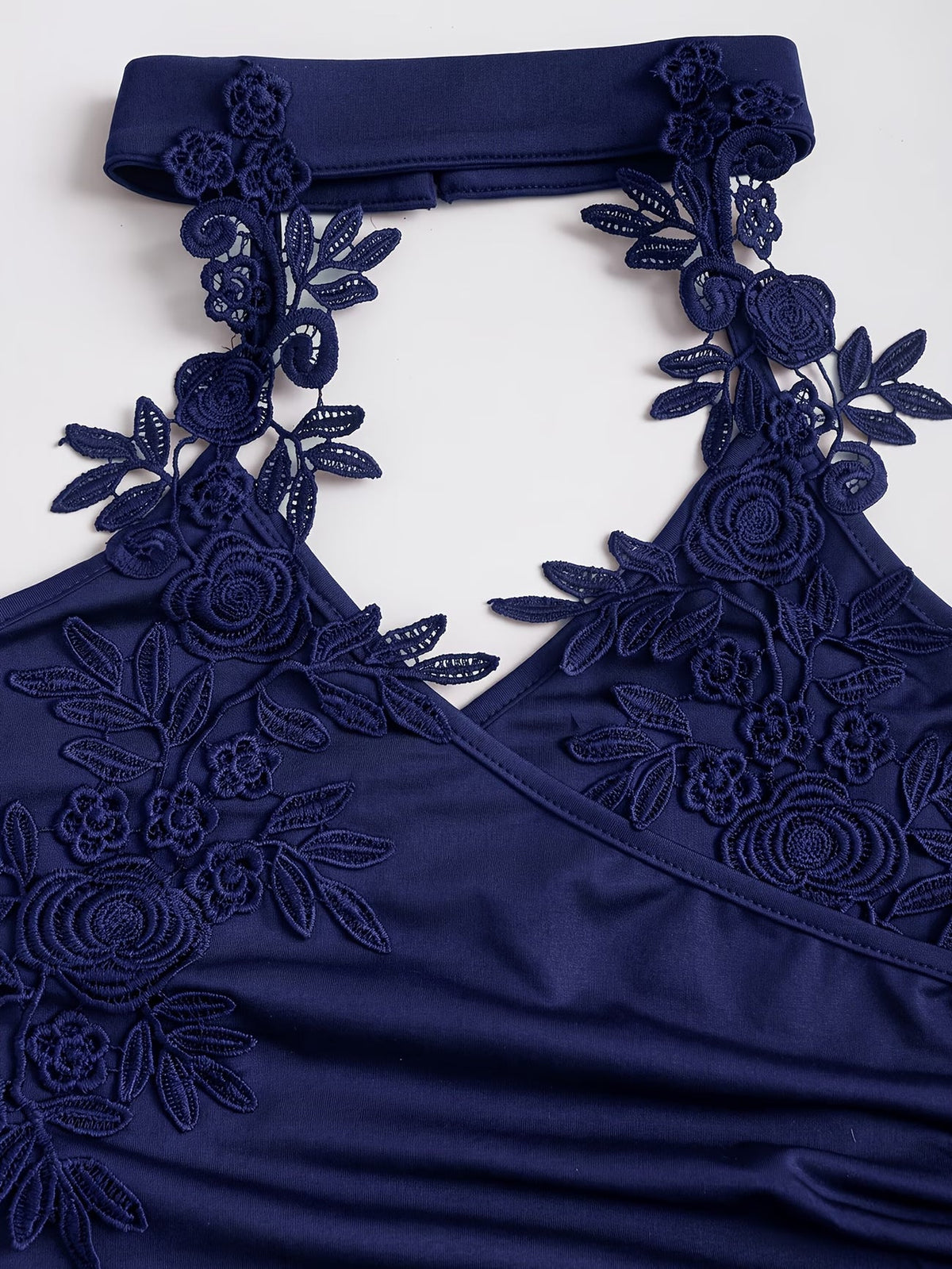 Halter Neck Wide-Leg Jumpsuit