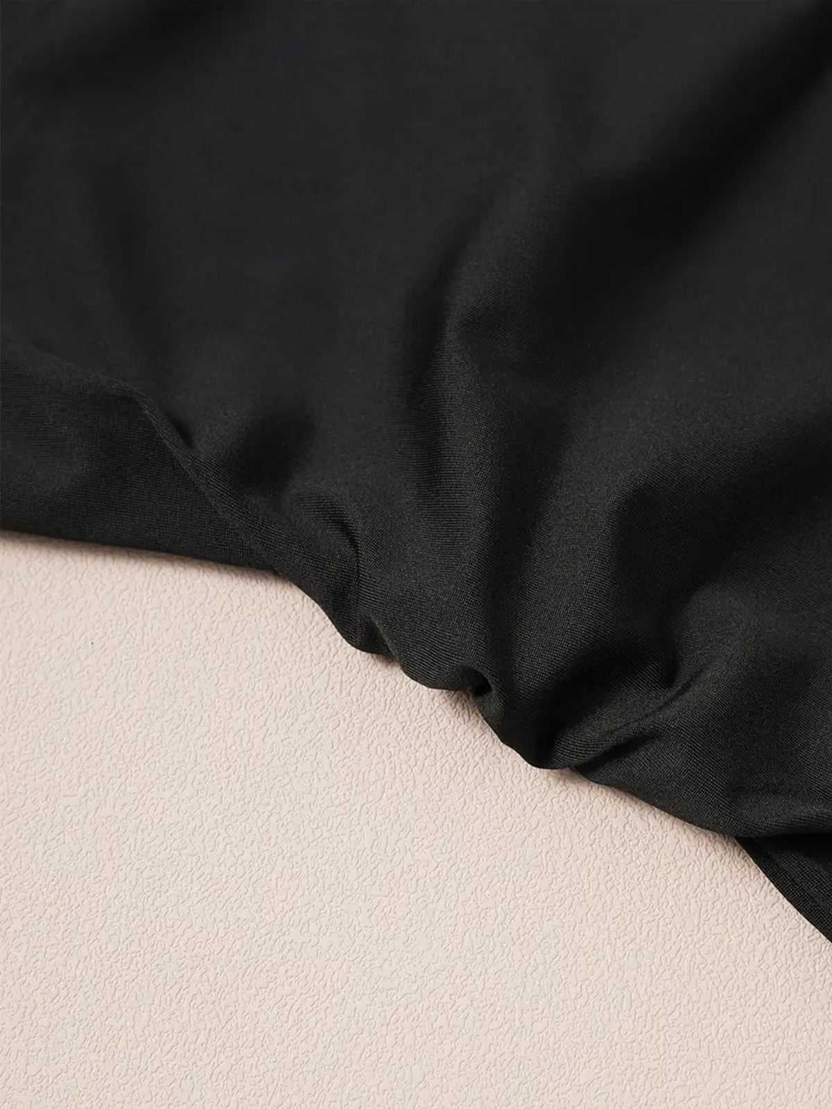 Contrast Trim Sweater and Wide-Leg Pants Co-Ord Set