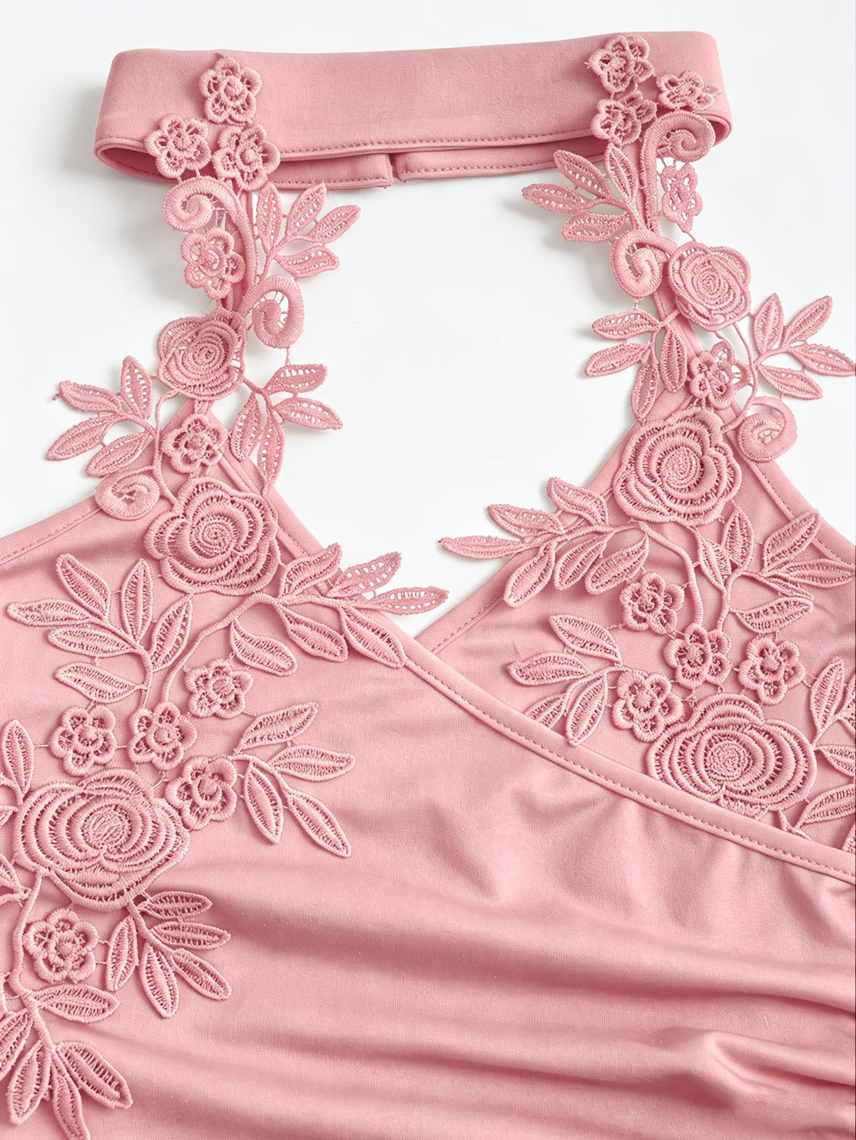 Halter Neck Wide-Leg Jumpsuit