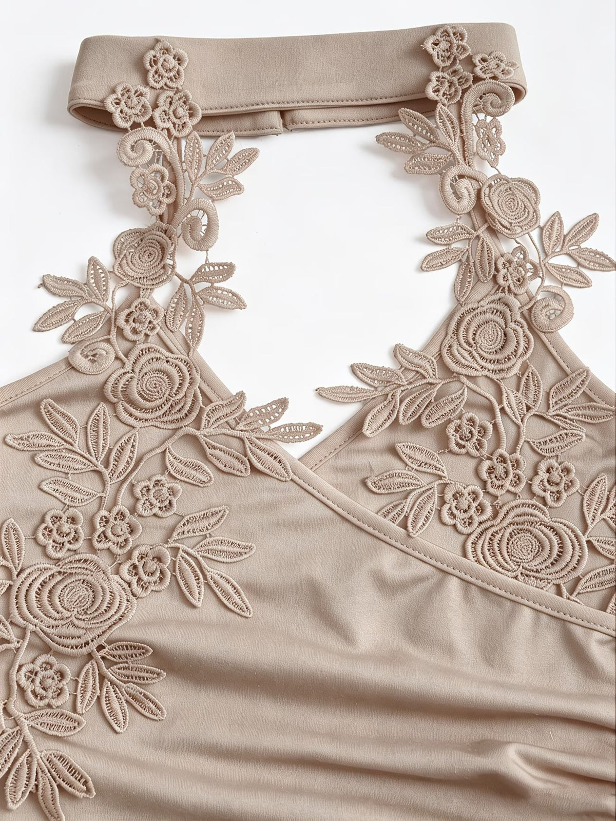 Halter Neck Wide-Leg Jumpsuit